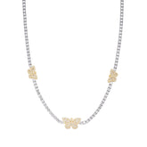 Butterfly Baguette Moissanite 18" Necklace - 925 Sterling Silver
